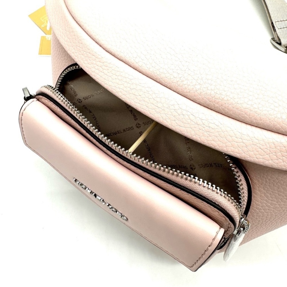 Michael Kors Maisie Large 2 in 1 Sling Pack Crossbody Bag Powder Blush (NWT) - Picture 9 of 12